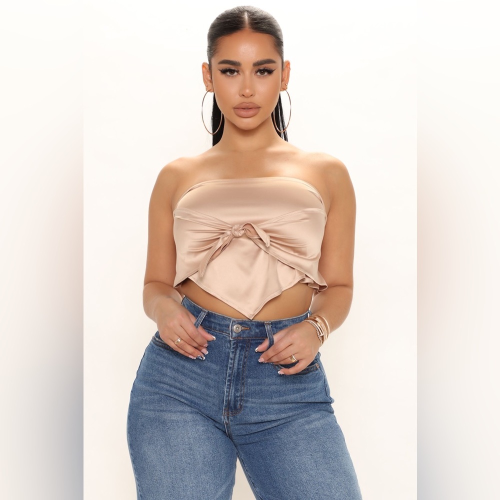 Keep the Guessing Satin Top